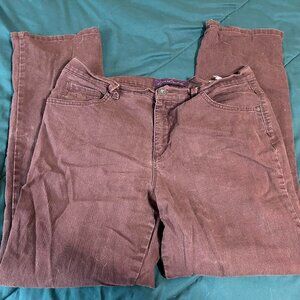 Brown straight leg jeans #indie